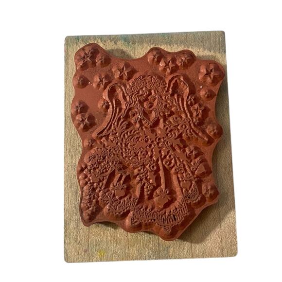 PSX Holiday Christmas Angel Rubber Stamp F-431 - Picture 2 of 2